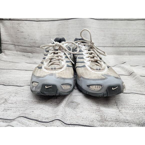 Nike Air Max Torch 4 Men Size 10 White Grey Running Shoes 343846-100 main image 8